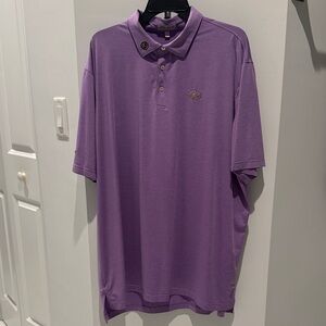Peter Millar Scotty Cameron Purple Polo Shirt